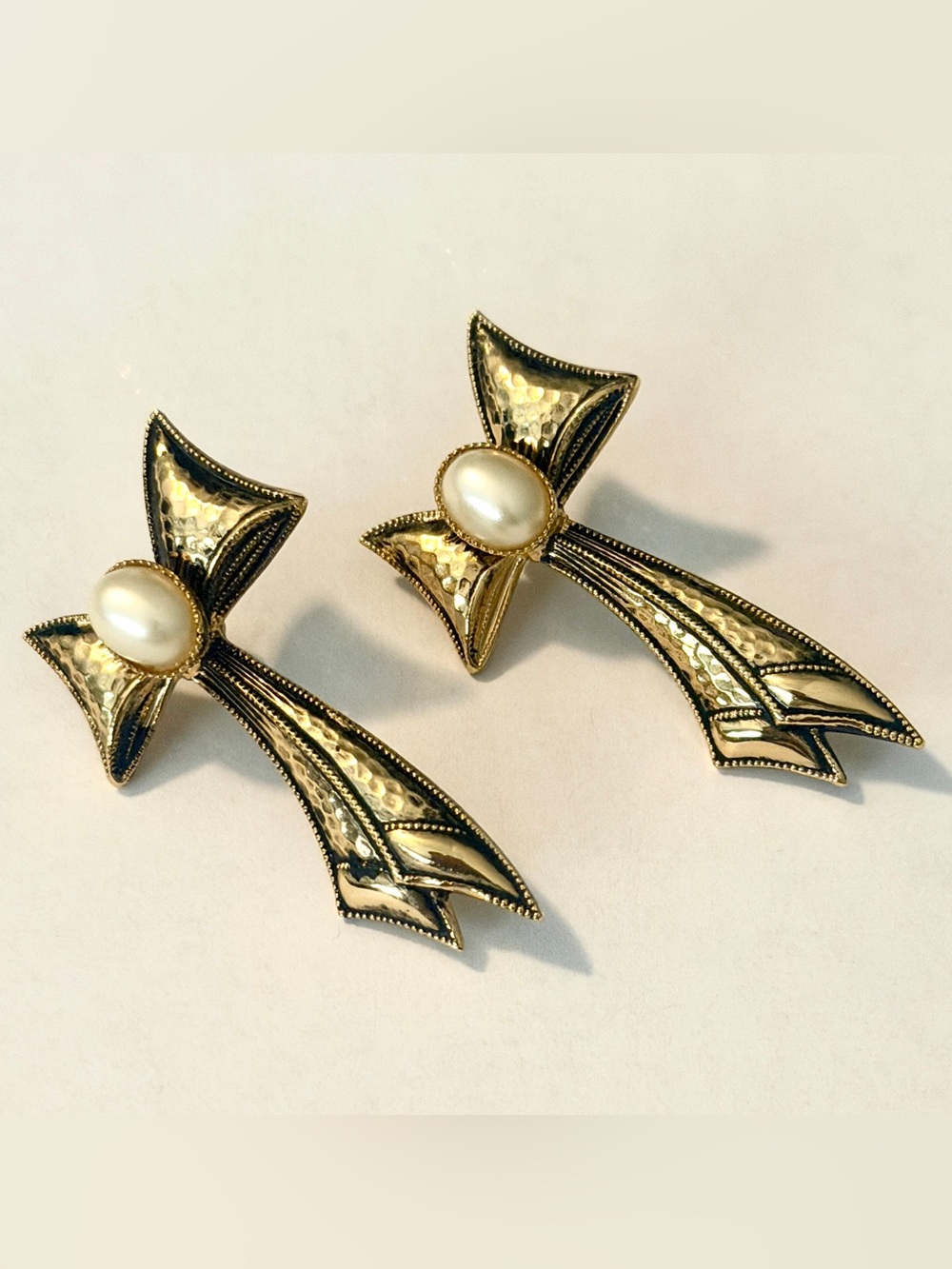 Gold Brow Earrings